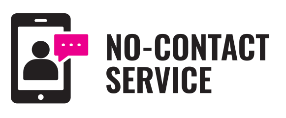 no contact service logo