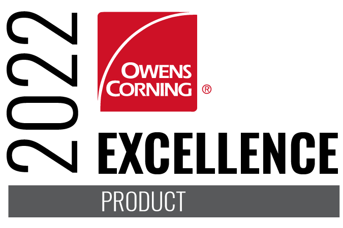 2022 Owens Corning Product Excellence Award