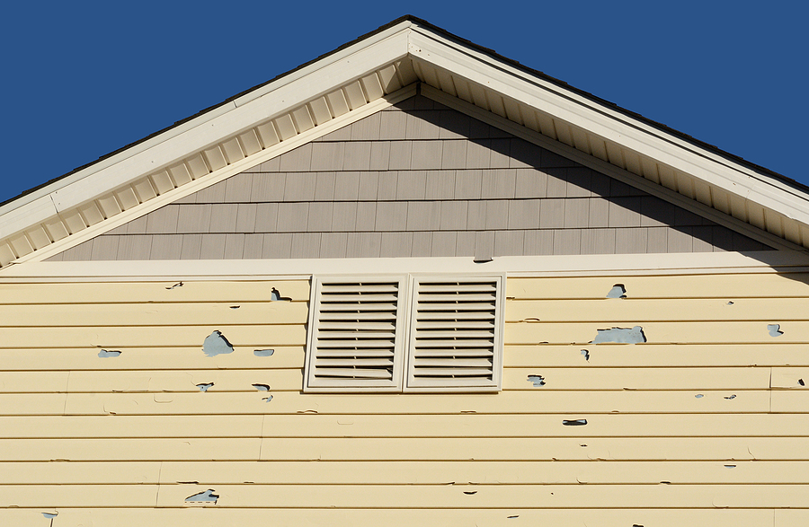 storm damage on siding